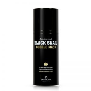 Black Snail Bubble Mask